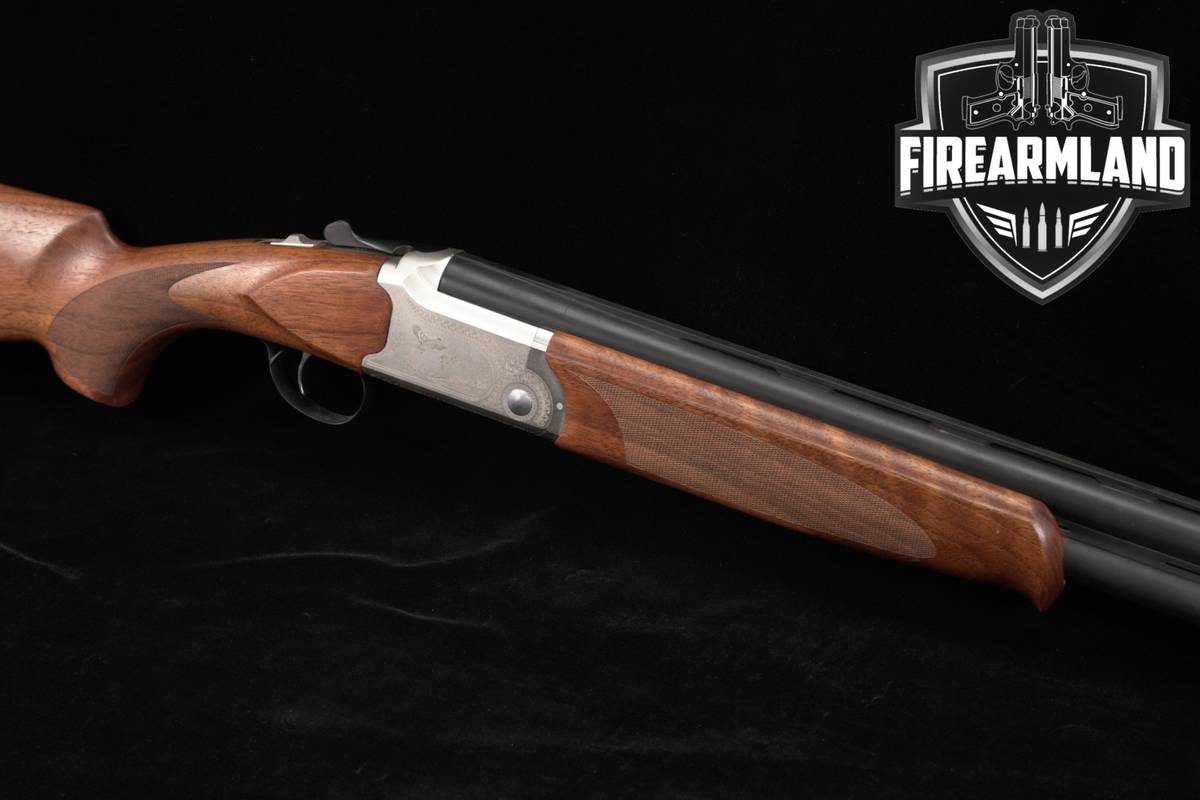American Tactical Cavalry SXE 12-Gauge 28" Black Chrome & Walnut 3" O/U