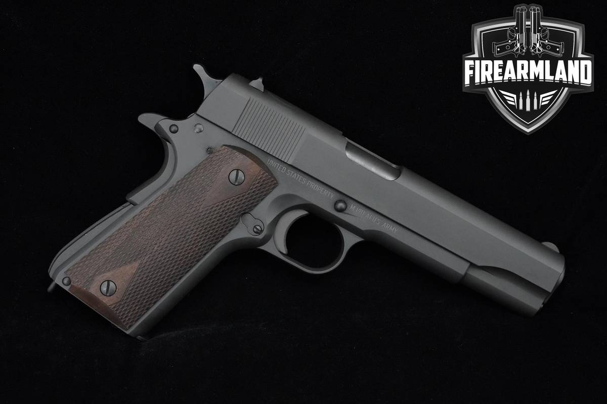 Tisas USA 1911A1 ASF U.S. Army 45 ACP 5" Parkerized Tisas-USA 1911-A1 2MAGS