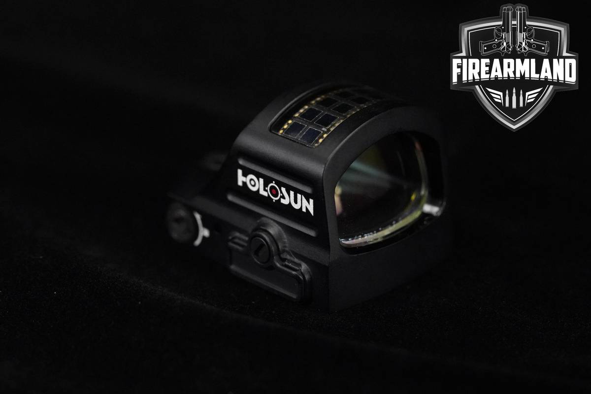 Holosun HS407C X2 Black Anodized Holosun 407C 2 MOA Red Dot Sight