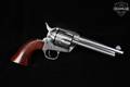 Taylor & Co 1873 Cattleman White Floral Engraved .357 Mag. White Steel in Very Good Condition Image 2