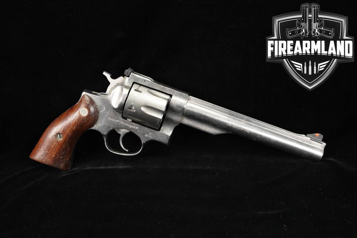 1997 Ruger Redhawk 44 Rem Mag 7.5" Brushed Stainless DA/SA