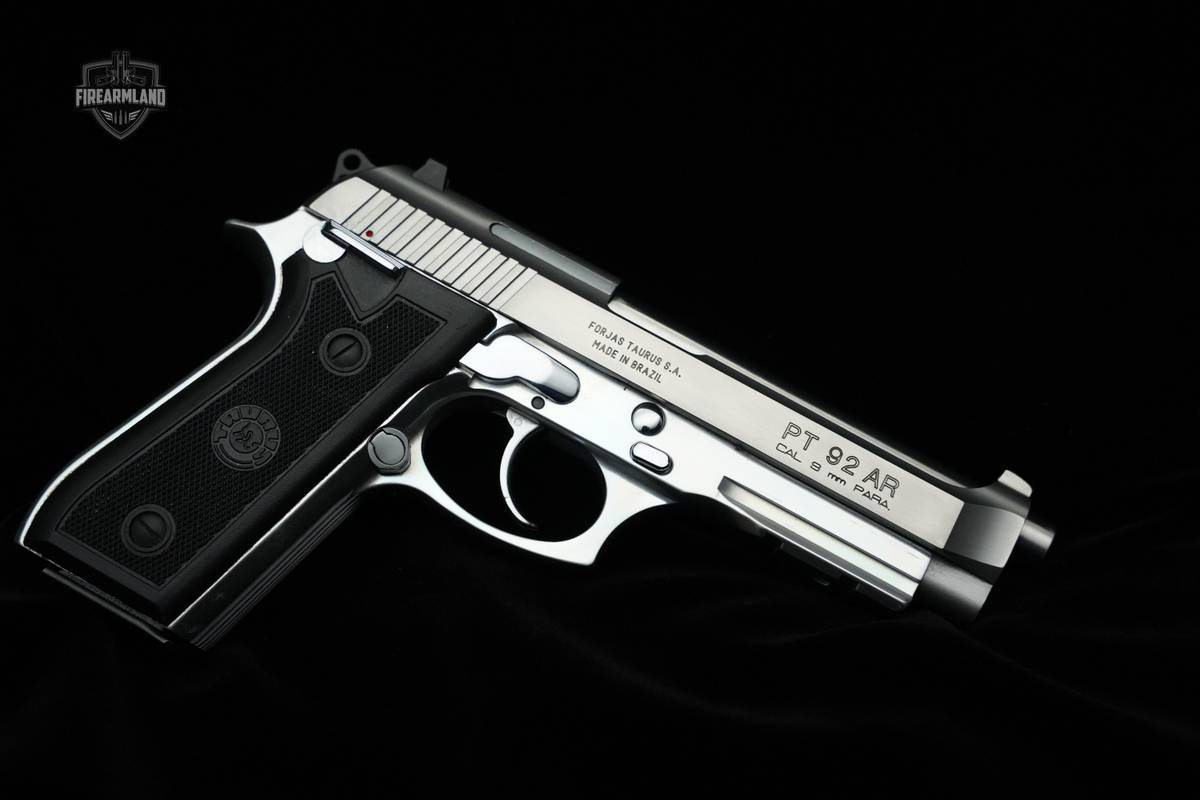 Taurus PT92 9mm Pistol Taurus 9mm PT92 Pistol Beretta 92 Polished Stainless