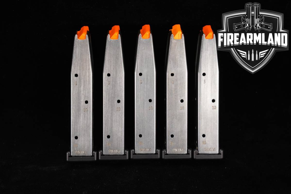 Staccato 5x 2011 C / CS 16rd Magazines 9mm STI