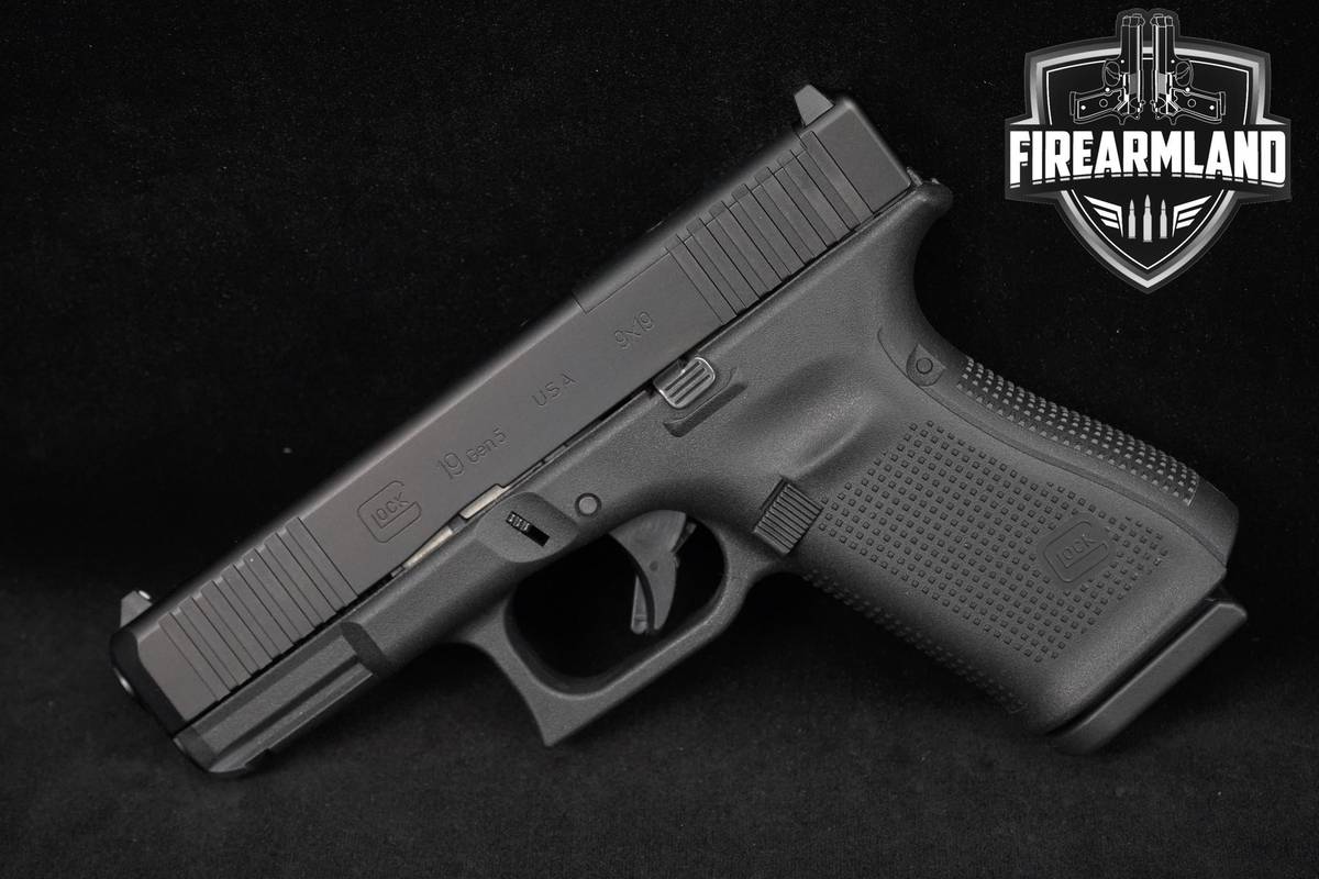 Glock 19 Gen5 MOS 9mm G19 Gen-5 +3 MAGS & ORIG CASE