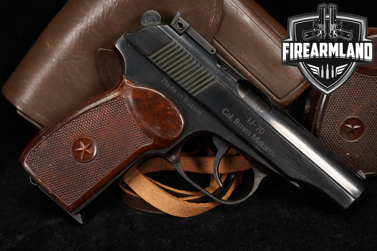 Baikal IJ-70-18A 9x18mm Makarov 3.68" Blued IJ70 +ORIG BOX & HOLSTER