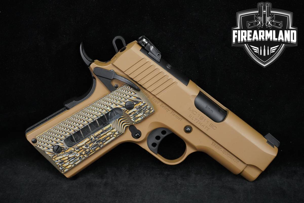 OPTICS READY Girsan MC1911 SC Ultimate 9mm 1911 3.4" FDE +ORIG CASE