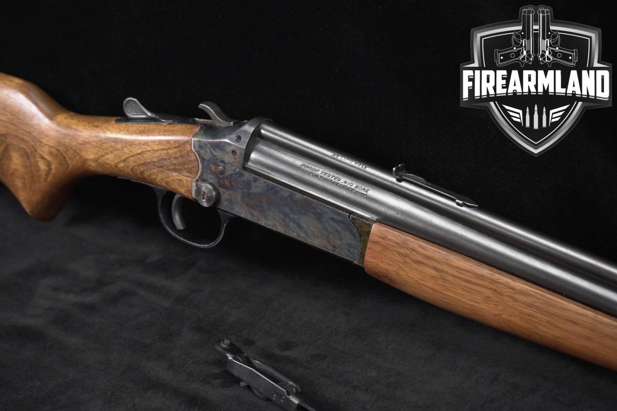 Stevens Model 22-410 22LR/410 24" Color Case Hardened & Walnut COMBINATION