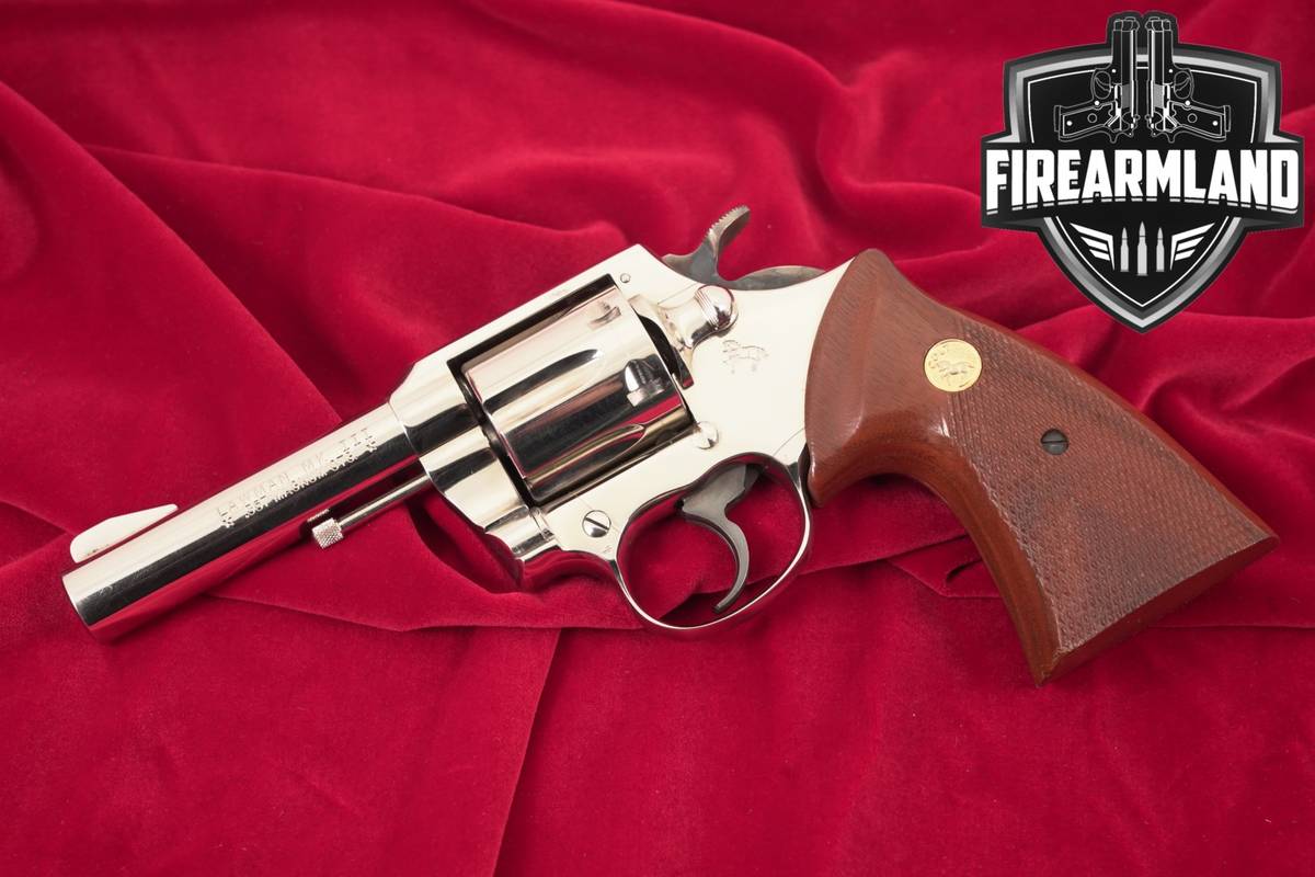 DESIRED 1978 Colt Lawman MK III 357 Magnum 4" Bright Nickel DA/SA Mark 3