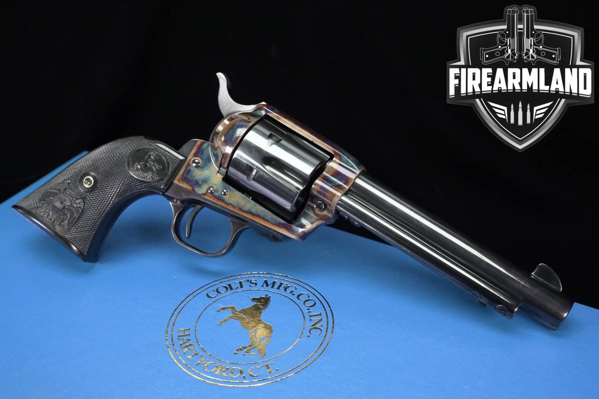 2001 LIMITED Colt Single Action Army 3rd Gen Custom Shop SASS-marked 4.75"