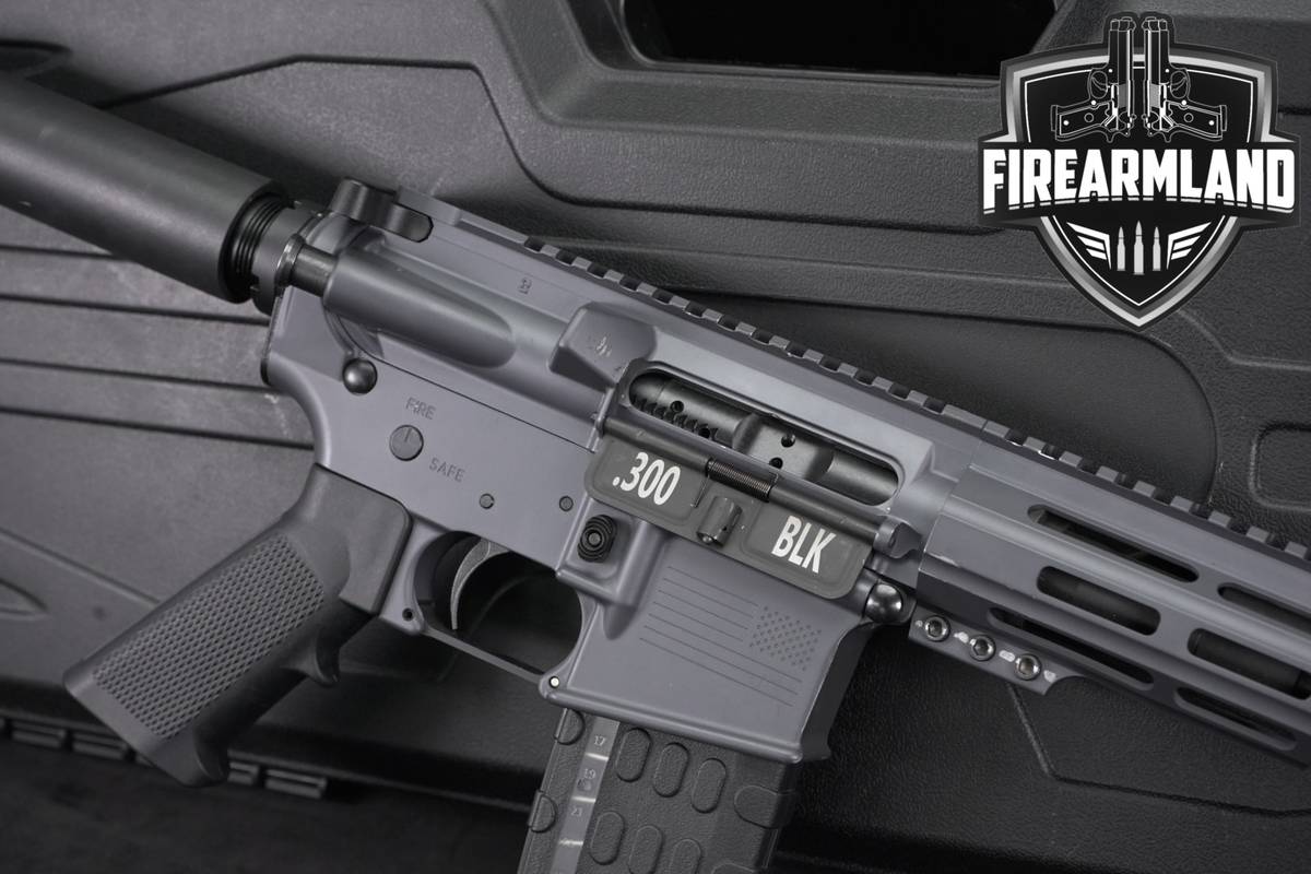 ABC Rifle Company -15 300 Blackout AR15 Grey Fluted-Ported Muzzle THREADED