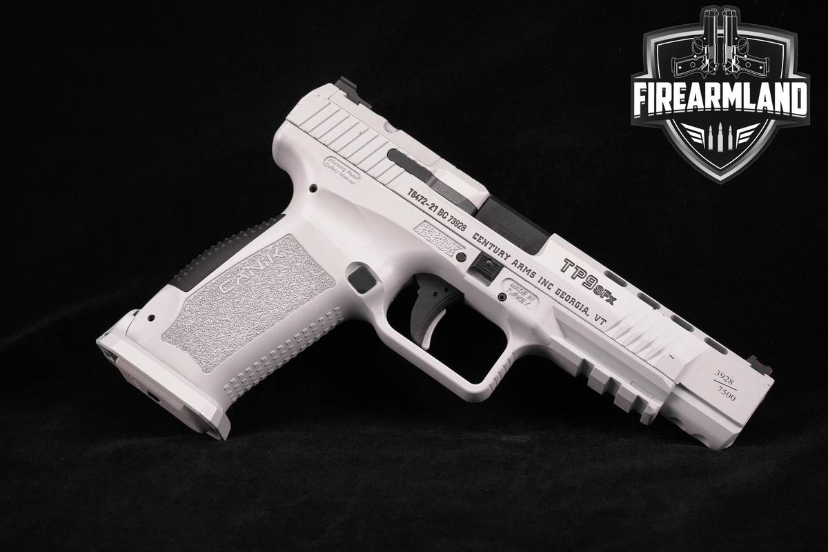 LIMTED EDITION 1 OF 7500 Canik TP9 SFx Signature Series 9mm 5.2" Whiteout