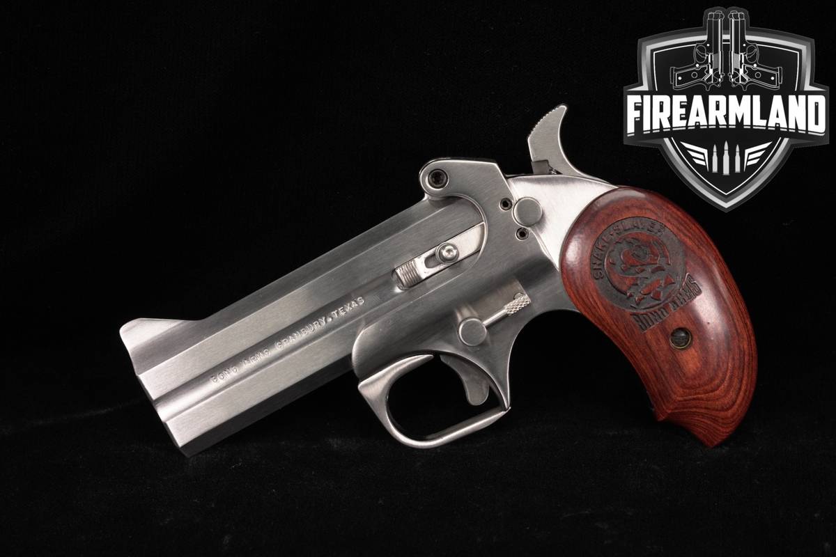 Bond Arms Snake Slayer IV 45 LC/410 4" Brushed Stainless OCTAGON