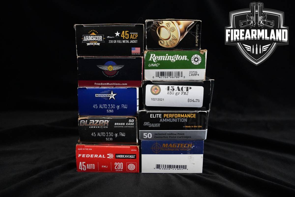 .45 Auto .45-Auto Assortment pack 10 Brands 500 ROUNDS
