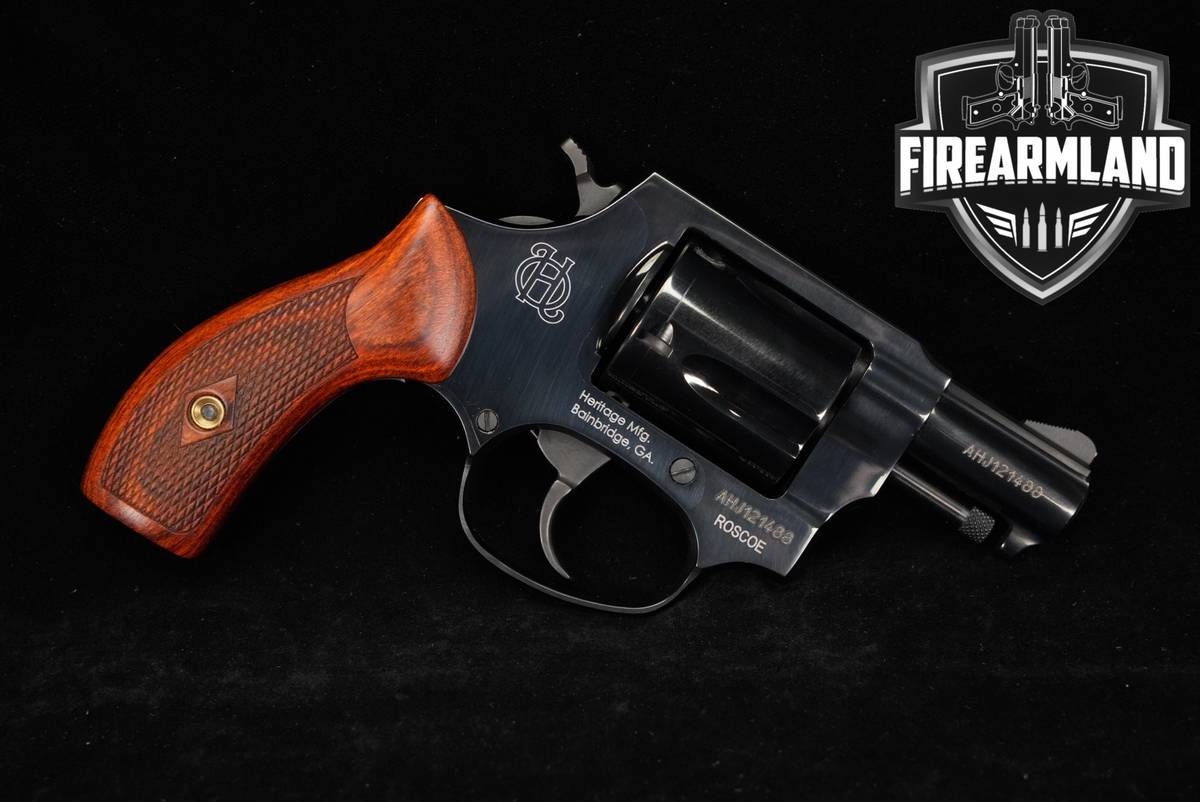 Heritage Manufacturing Roscoe 38 Special +P Rated 2" Blued DA/SA