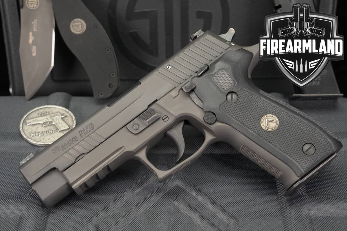 Sig Sauer P226 Legion, DA/SA 9mm P 226 +2 MAGS, ORIG CASE, CHALLENGE COIN