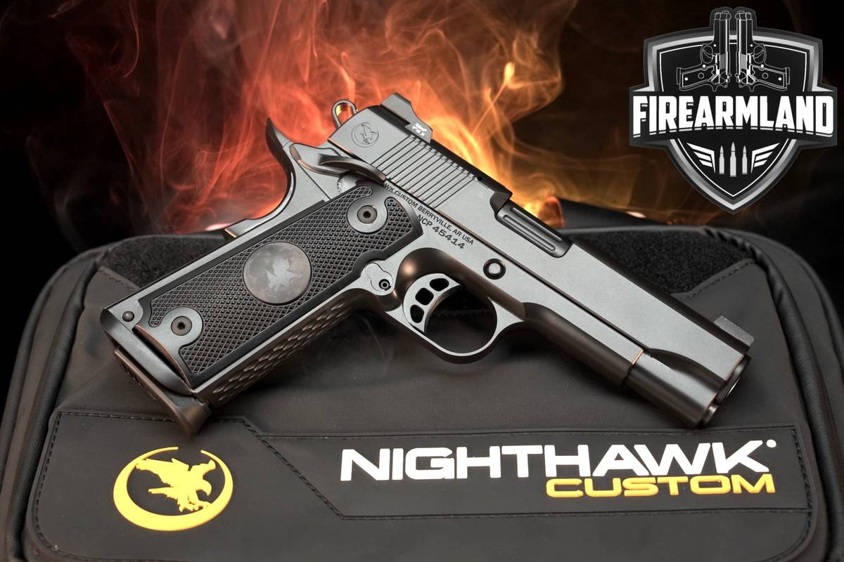 2024 Nighthawk Custom Kestrel IOS 1911 Optic-Ready +2 MAGS & ORIG CASE