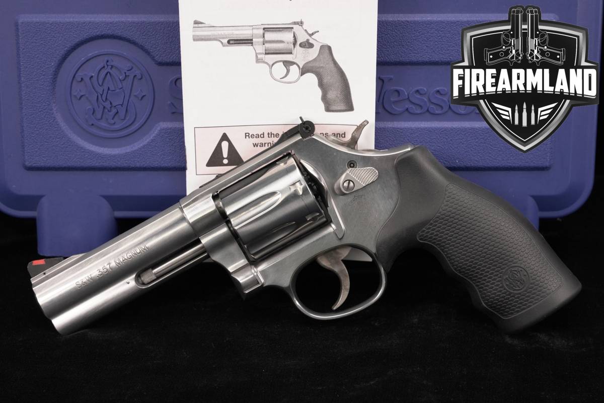 Smith & Wesson Model 686-6 Plus S&W 357 Magnum 4 Satin Stainless +ORIG CASE