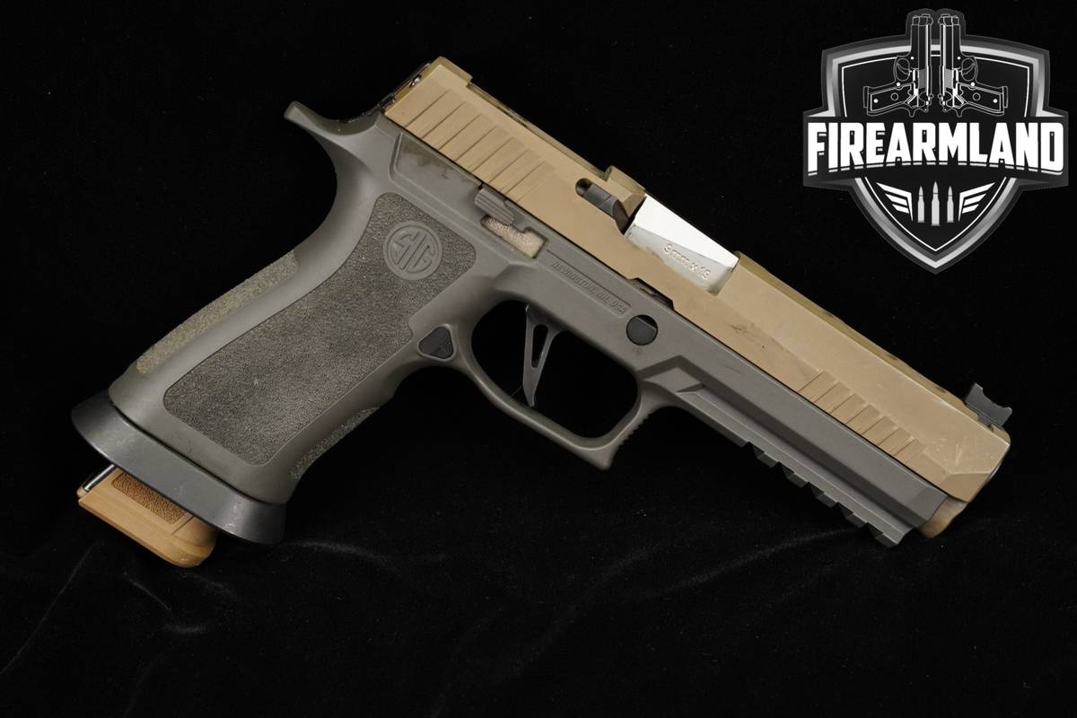 Sig Sauer P320 X-Five XSeries 9mm Optics-Ready Two-Tone Tan & Gray P 320