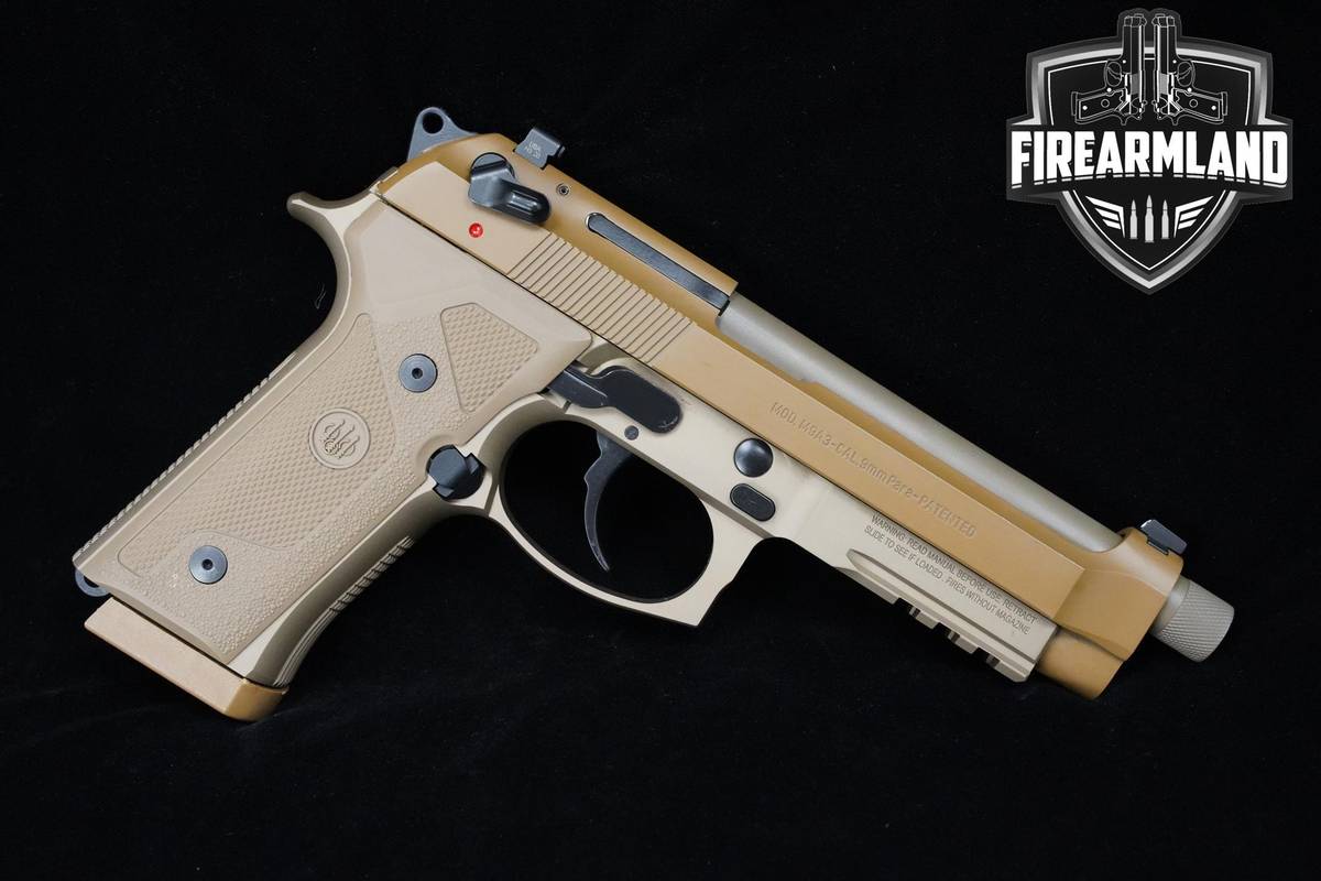Beretta M9A3-F 9mm 5" DA/SA FDE Beretta M9-A3 THREADED +7 MAGS & ORIG BOX