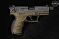 Walther P22 Q Series, Military .22 LR Two-Tone OD Green in Very Good Condition Image 3