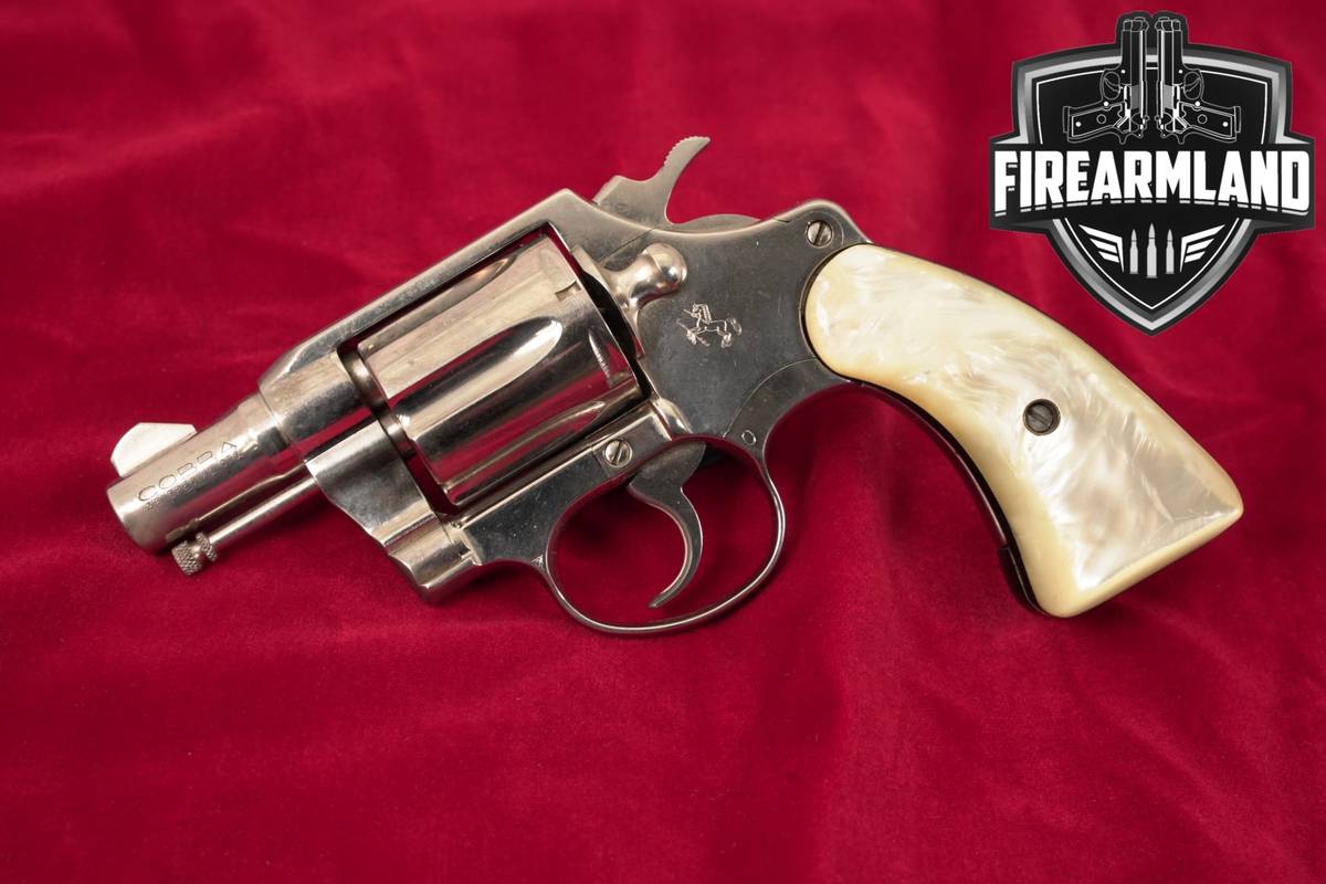 DESIRED 1968 Colt Cobra First Model 38 Special 2" Bright Nickel DA/SA
