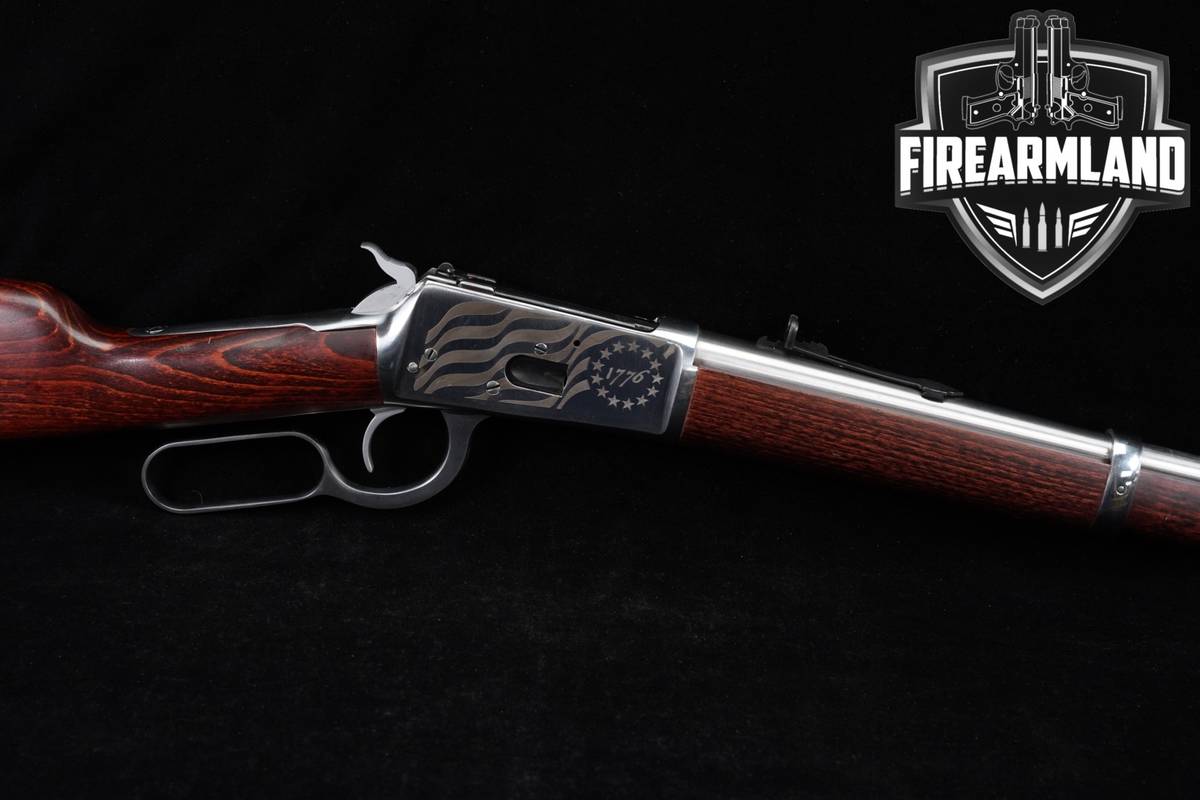 1776 AMERICA Rossi R92 Carbine Engraved R-92 44 Rem Mag 16"