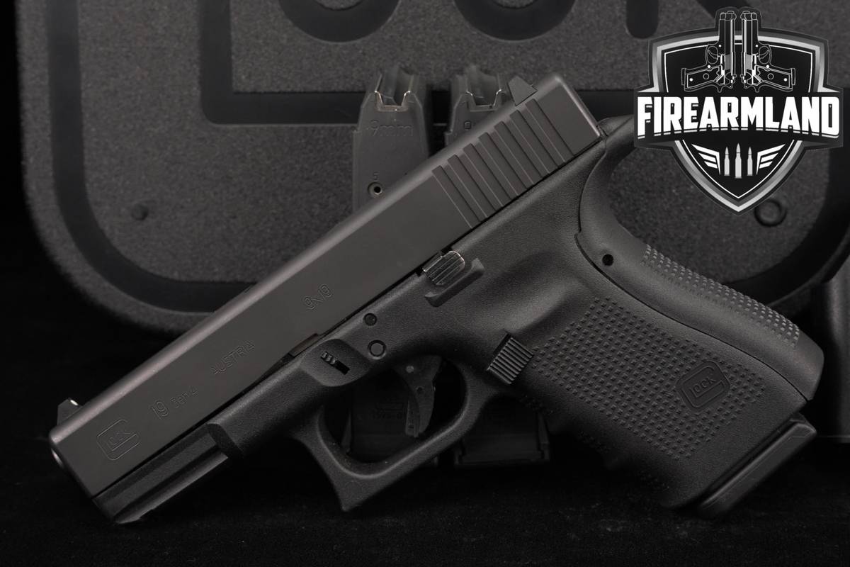 Glock 19 Gen4 G19 Gen 4 9mm 4.02" +3 MAGS & ORIG CASE