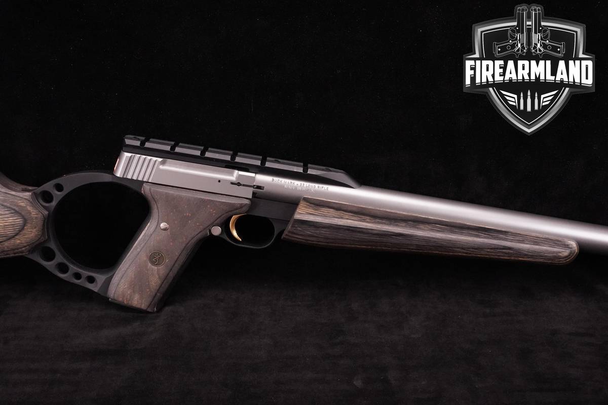 DISCONTINUED! Browning Buck Mark Rifle 22LR 18" Gray Target Buckmark