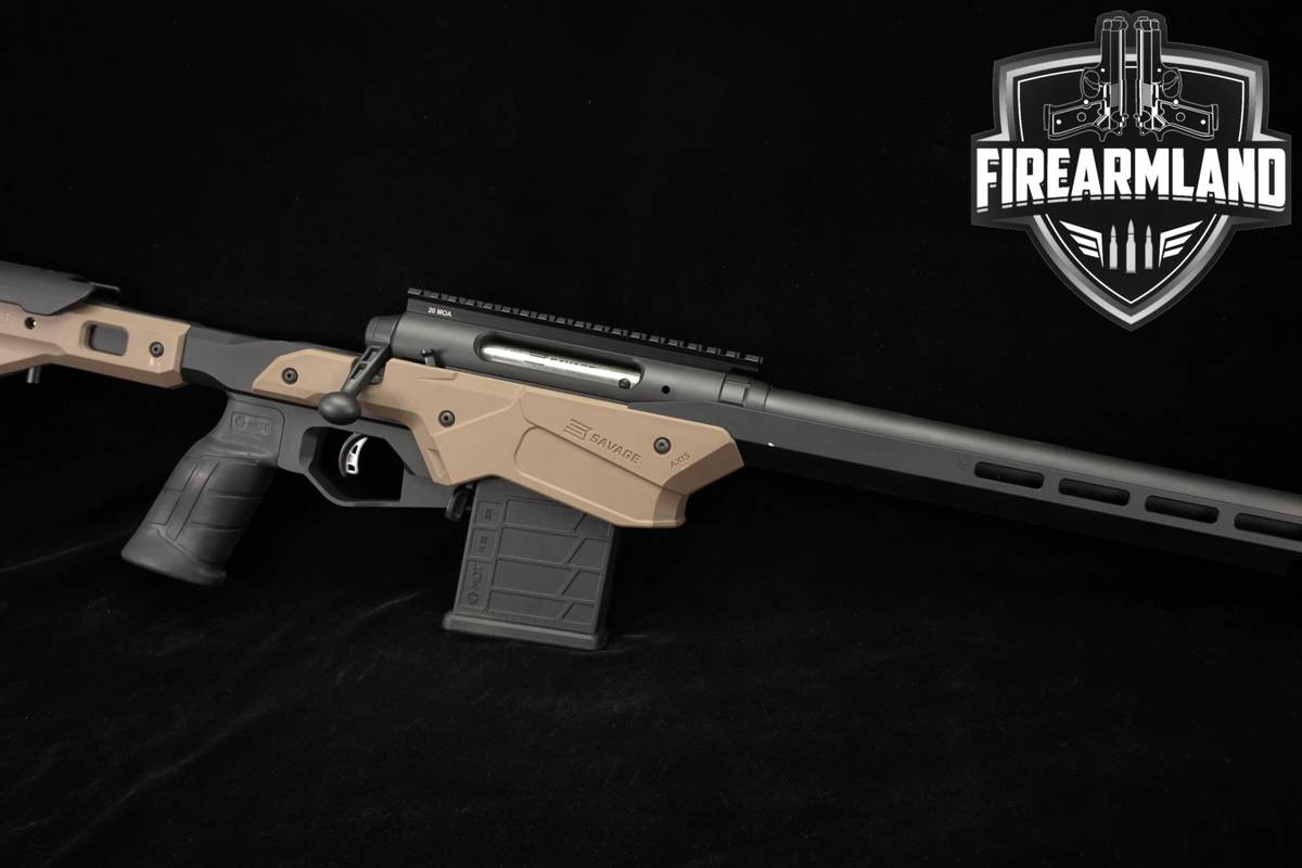 Savage Arms Axis II Precision 6.5 Creedmoor 22" Black & Tan THREADED