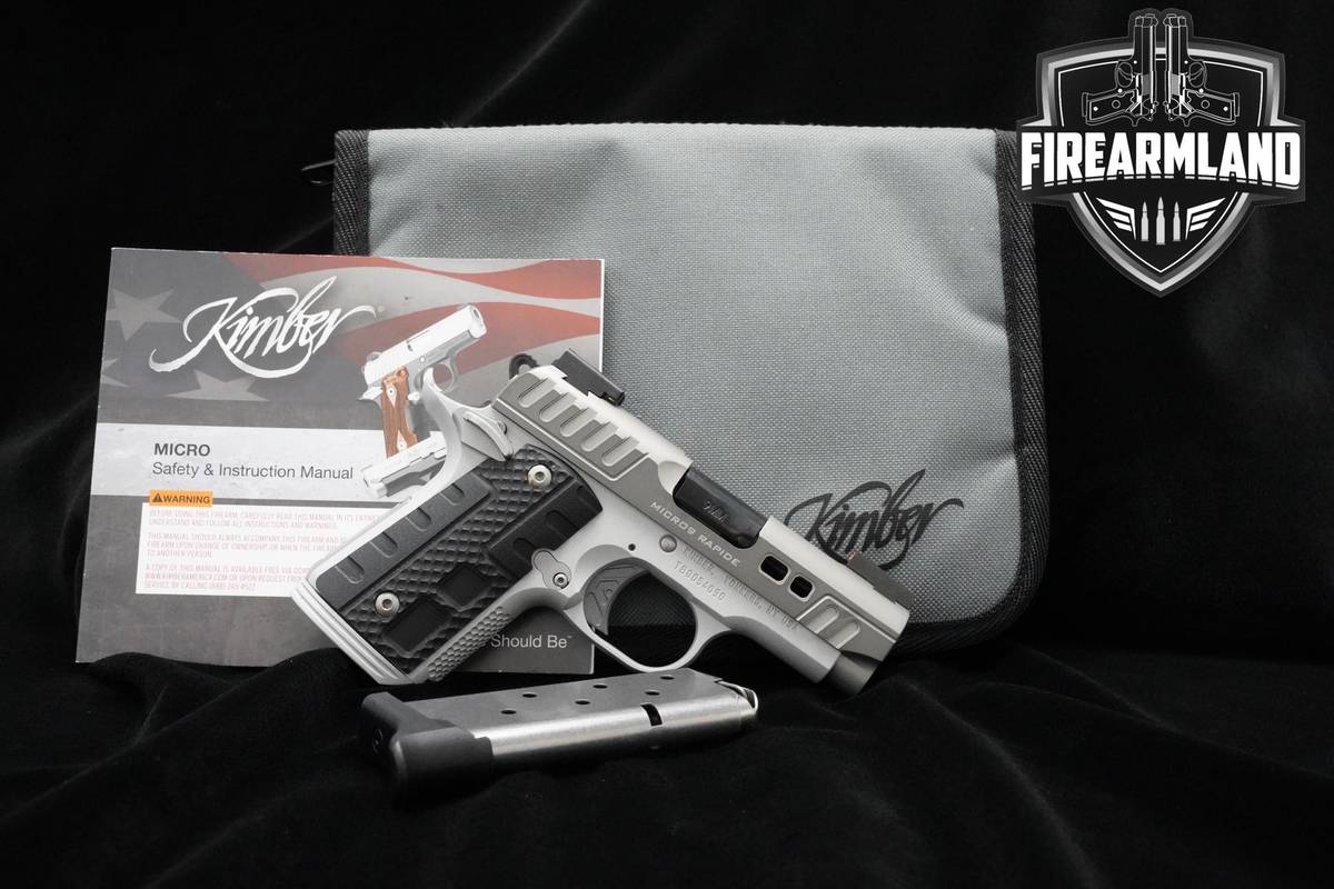 Kimber Micro 9 Rapide Black Ice 9mm 1911 3.15" Kimber-Micro +ORIG CASE