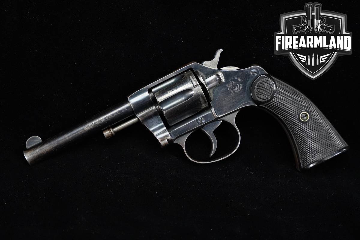 1903 Pre-WWI Colt New Police 32 S&W Long 4" Blued DA/SA