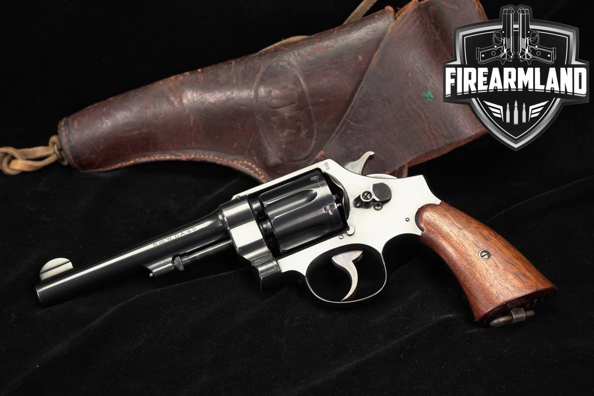UNITED STATES PROPERTY MARKED Smith & Wesson S&W Model 1917 45 ACP 5.5"