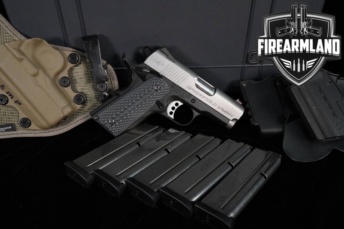 Springfield Armory EMP 3 9mm 1911 Two-Tone Stainless +5 MAGS & ORIG CASE
