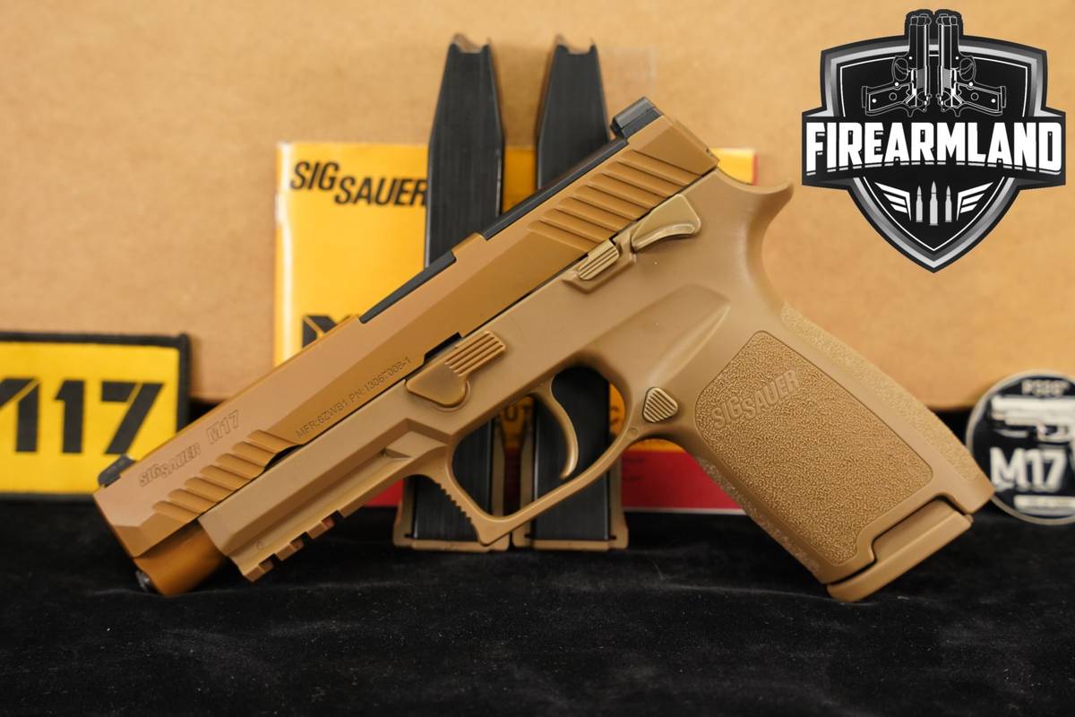 LIMITED Sig Sauer M17 Commemorative 9mm 4.7" P320 +3 MAGS, ORIG BOX