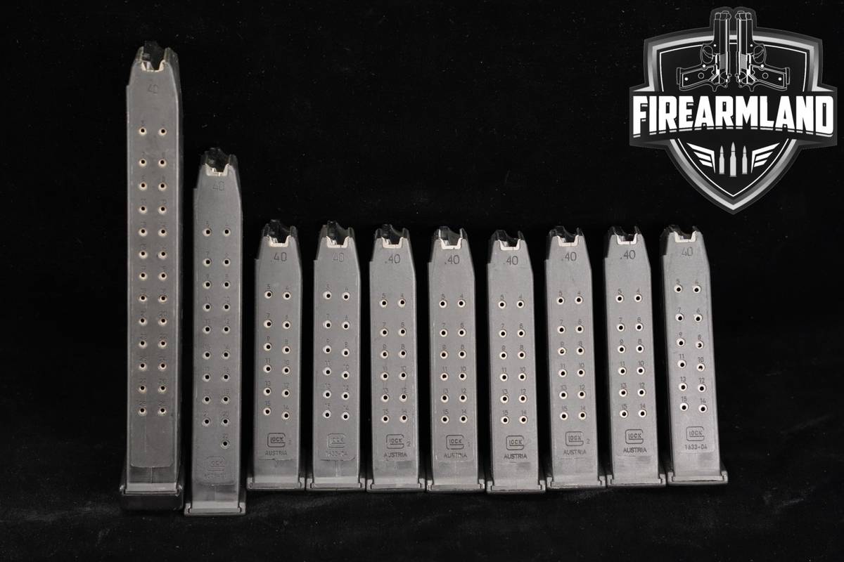 Glock 10x (Ten) 40S&W Magazines .40 S&W