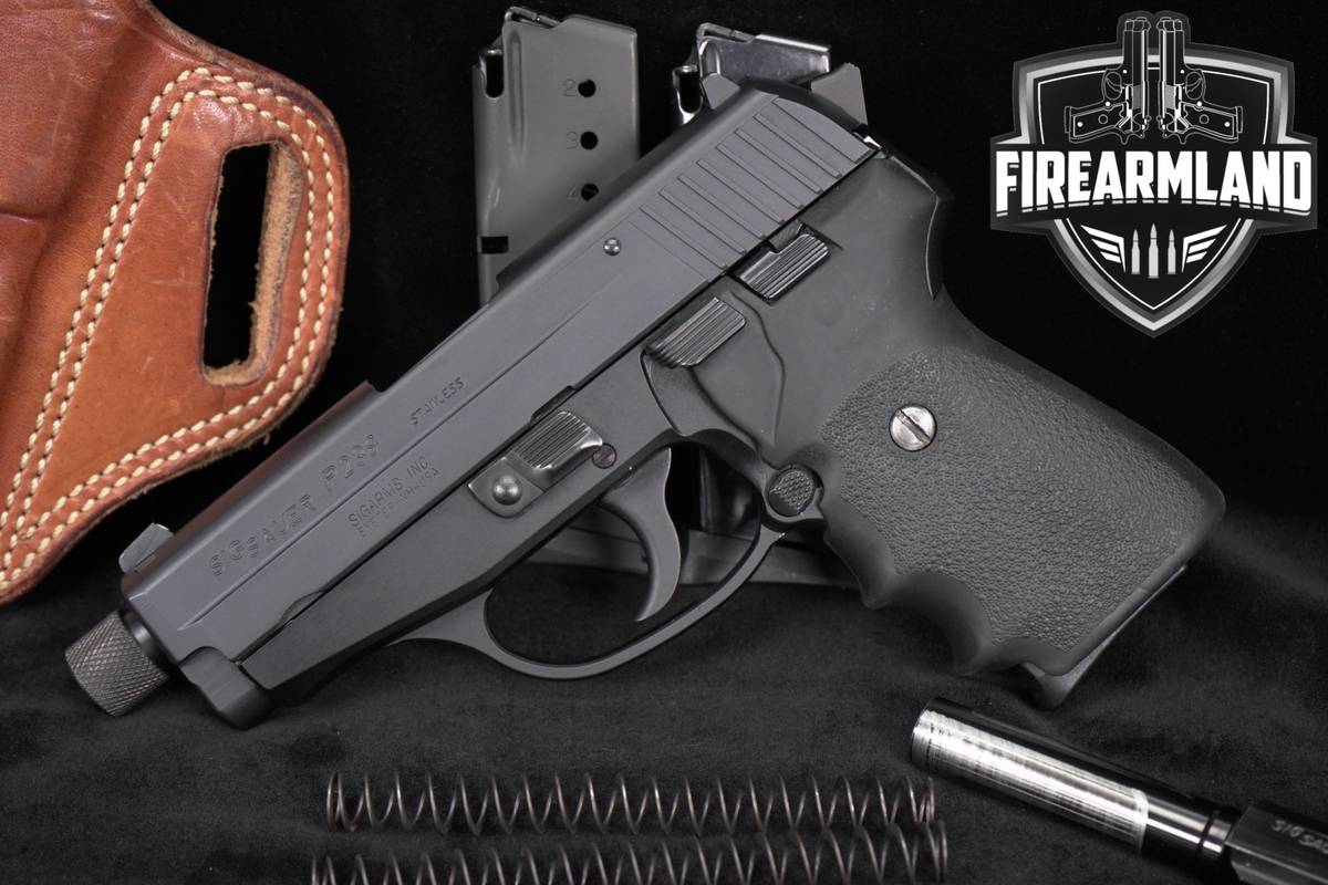 Sig Sauer P239 9mm 4.25" P 239 THREADED +3 MAGS & HOLSTER