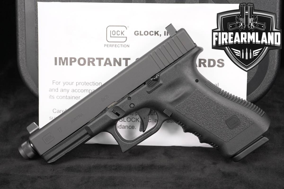 Glock 17 Gen3 G17 Gen 3 9mm 4.49 THREADED +ORIG CASE