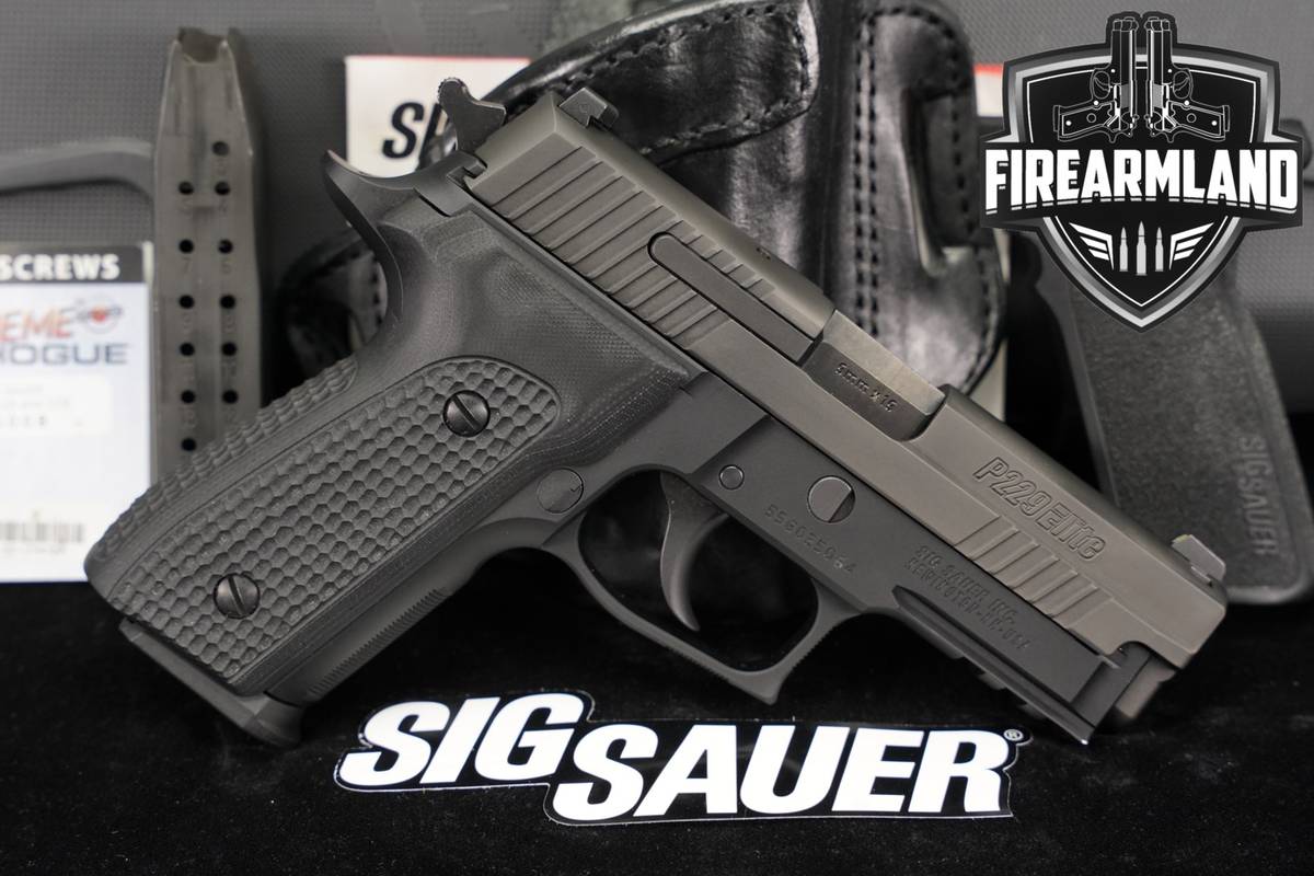 Sig Sauer P229 Elite 9mm 3.9" P 229 +2 MAGS, ORIG CASE & HOLSTER