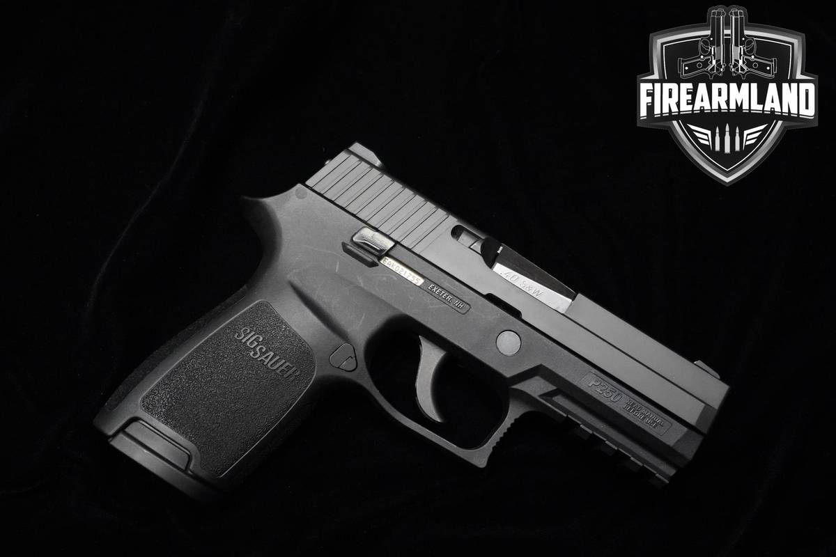 Sig Sauer P250 Compact 40 S&W 3.9" Sig-Sauer P250 P-250 +2 MAGS & ORIG CASE
