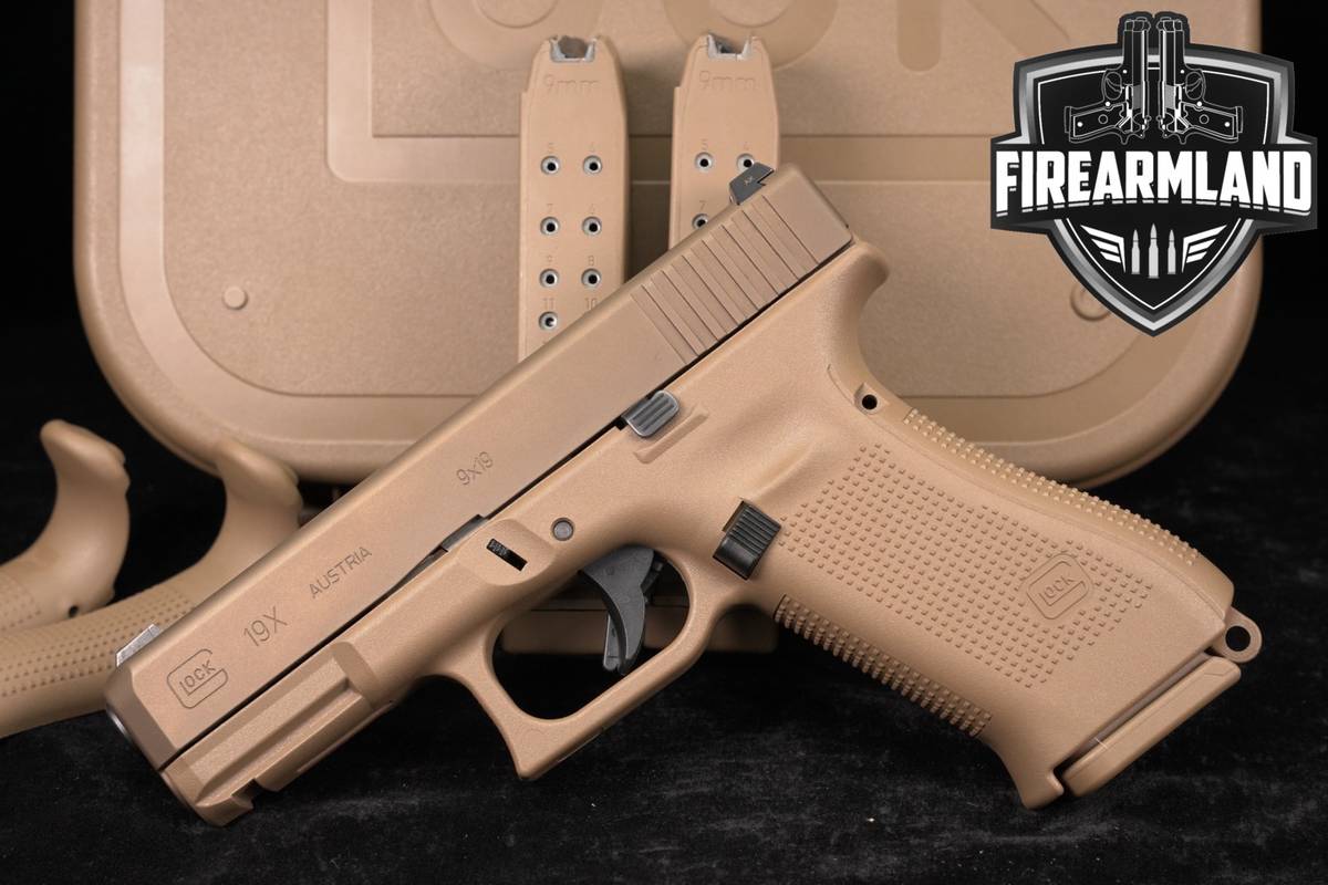 Glock 19X G19X 9mm 4.02" Coyote +3 MAGS & ORIG CASE