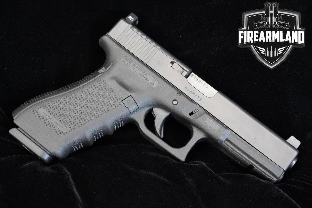 Glock 17 Gen4 MOS 9mm Glock G17 Gen-4 + ORIG CASE, HOLSTER, & FAXON BARREL