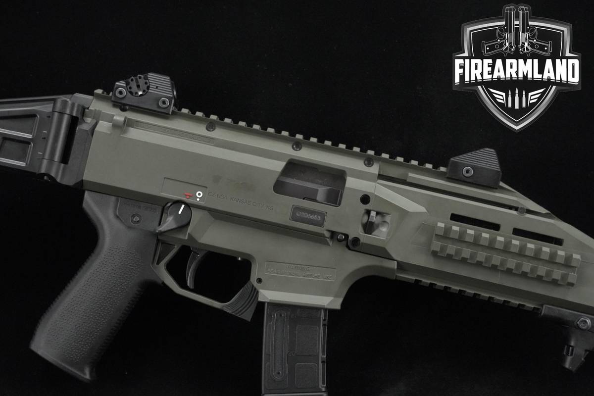 CZ Scorpion Evo 3 S1 9mm 7.7" OD Green CZ-Scorpion-EVO3 +2 MAGS
