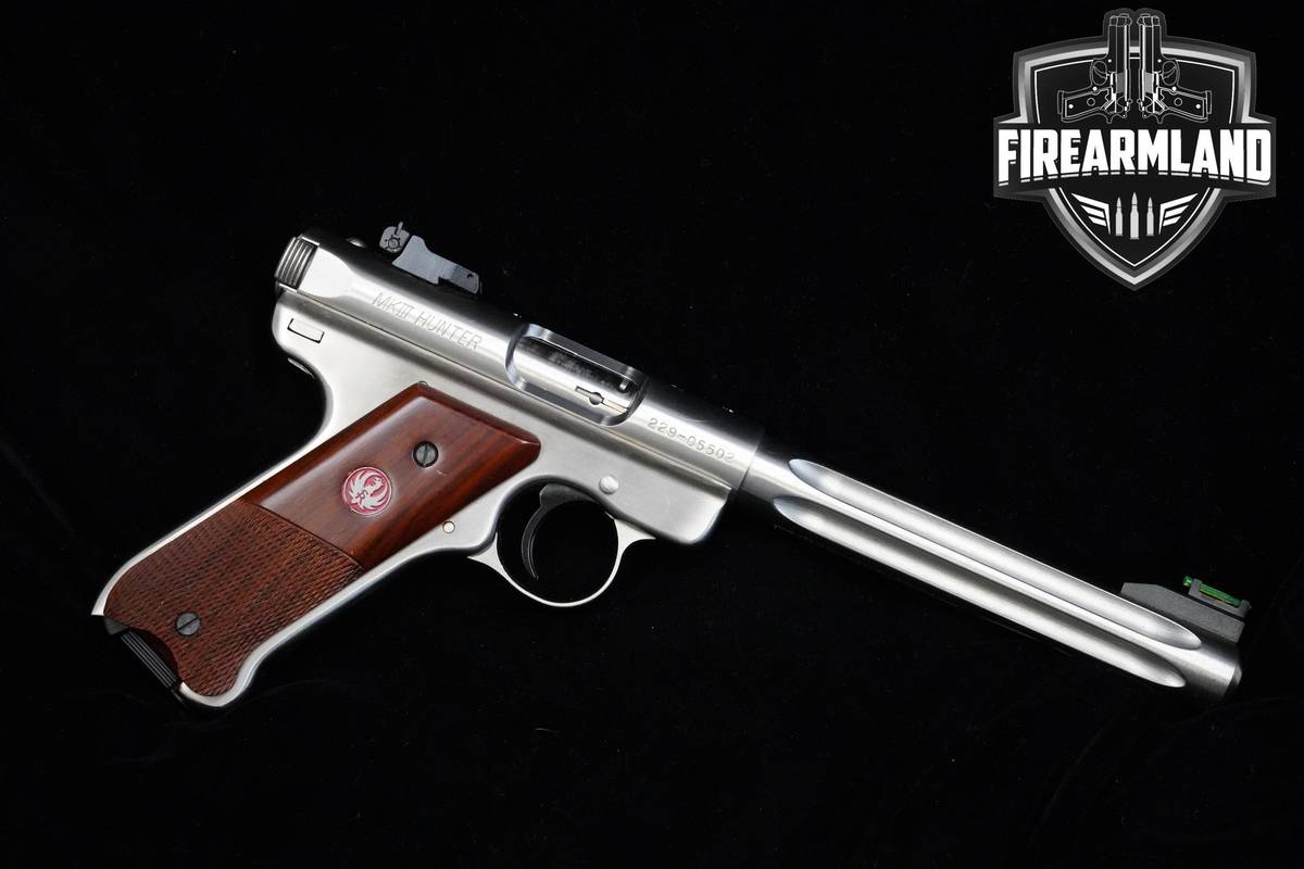 2005 Ruger MK III Target Hunter 22LR 7" Stainless Steel Ruger-MK III-Target
