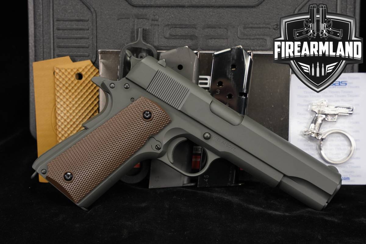Tisas M1911 A1 GOVT 45 ACP 1911A1 Grey M1911A1 1911 +3 MAGS & ORIG CASE