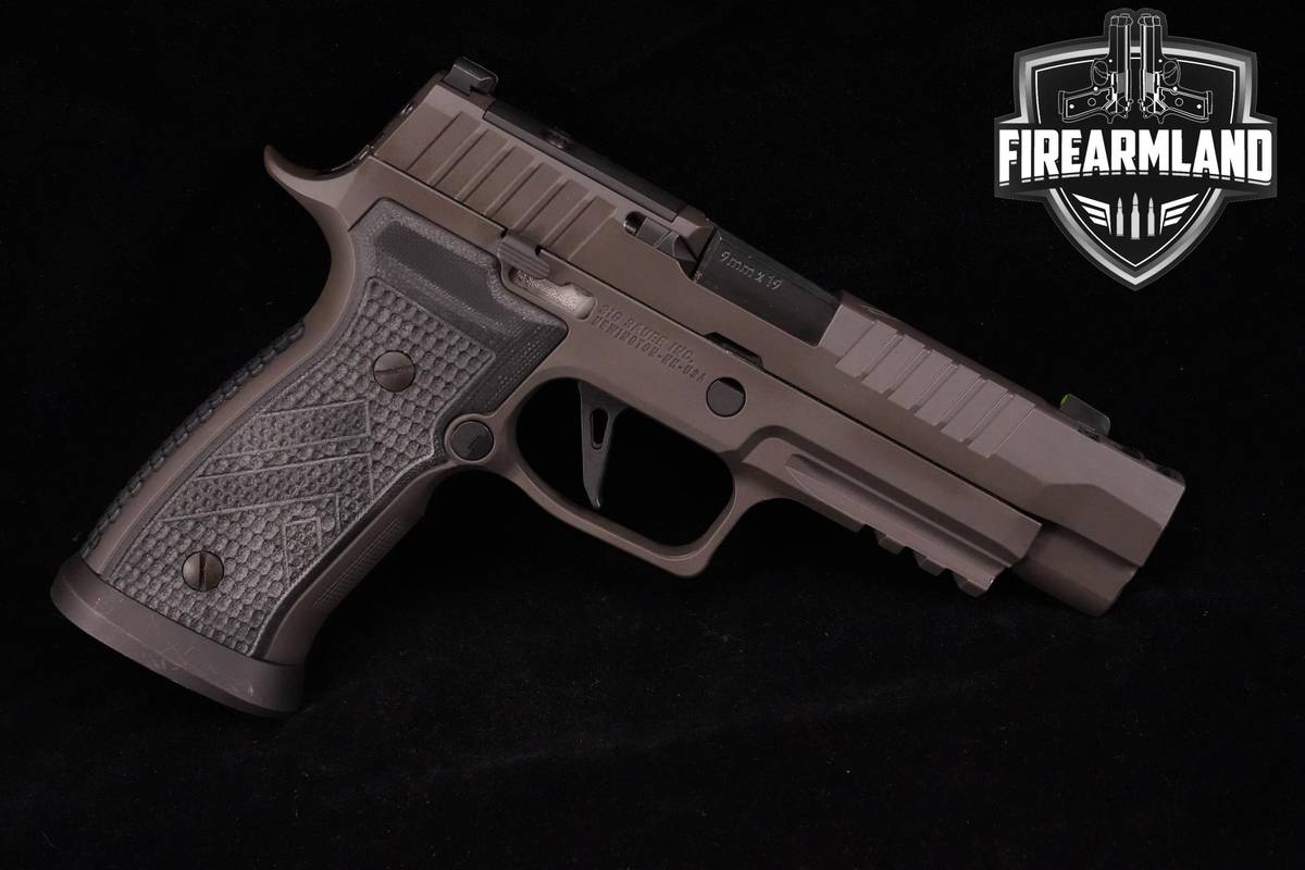 Sig Sauer P320 AXG Legion 9mm 4.6" P-320 Optic-Ready +3 MAGS & ORIG CASE