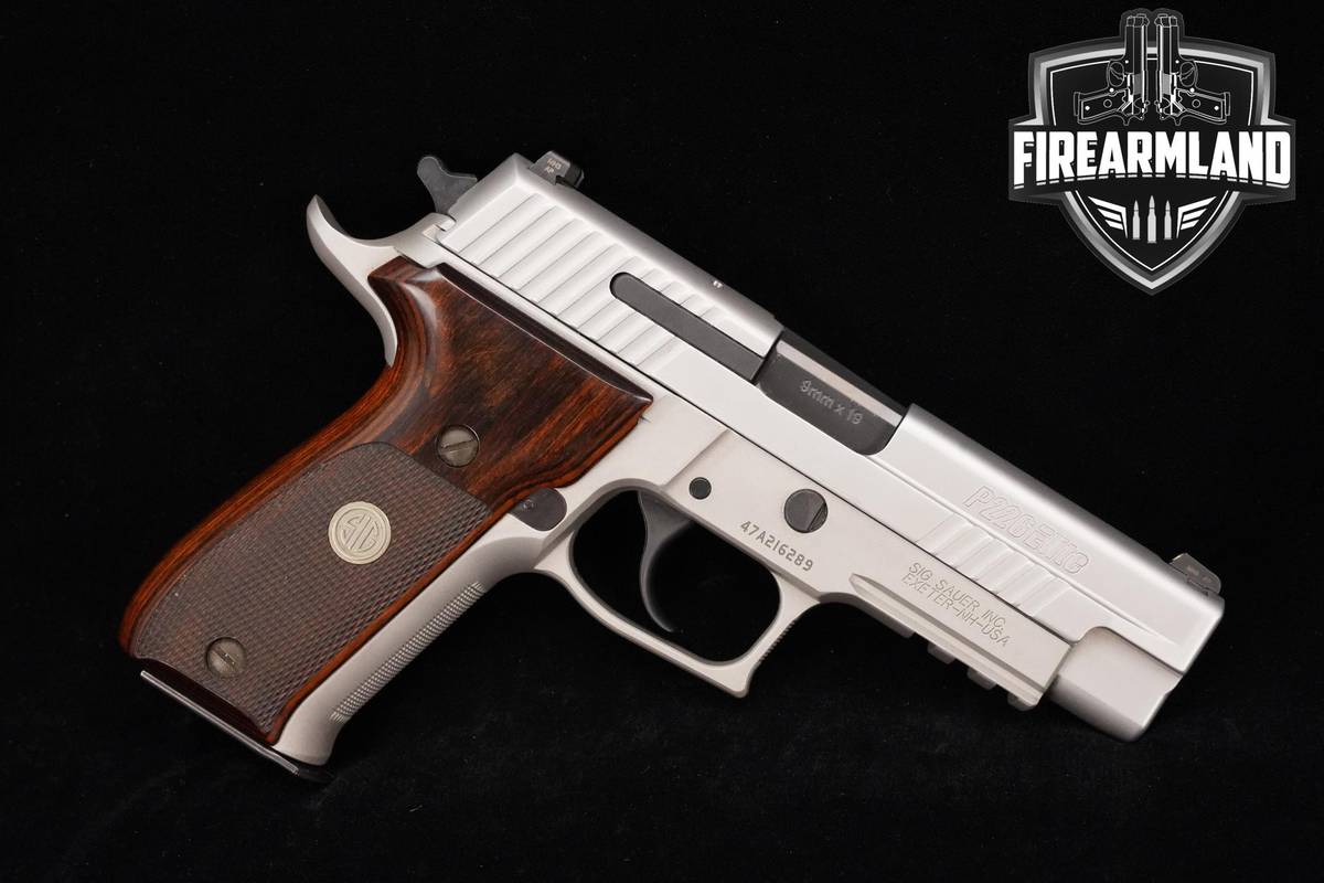 Sig Sauer P226 Elite Alloy-Stainless 9mm 4.4" P 226 +2 MAGS & ORIG CASE