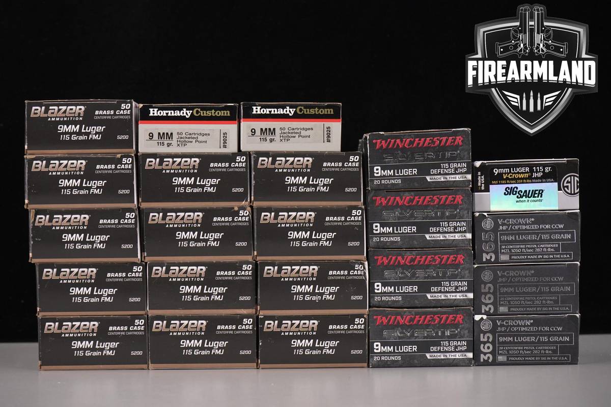 910 RDS! 9mm Ammo 9-mm