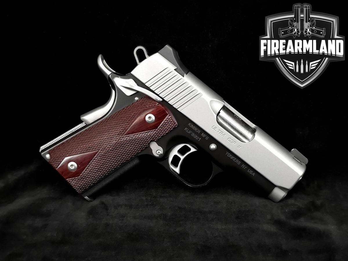 TWO-TONE Kimber Ultra CDP Custom Shop II 9mm 1911 3" +2 MAGS, ORIG CASE