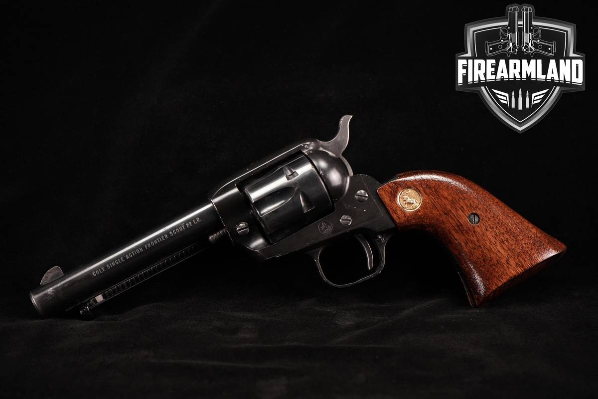 1961 Colt Single Action Army Frontier Scout 22LR 4.75" Blued SAA