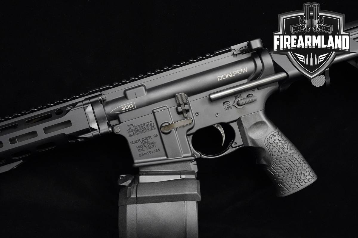 Daniel Defense DDM4 PDW SBR 300 Blackout AR-15 AR15 AR 7.5" DDM4 SBR +CASE